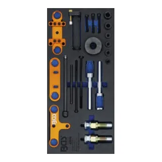 BGS 62676 | Kraftstoff-Einspritzdüsenwerkzeug-Satz für BMW und Mercedes-Benz - Schraubendreher-Sets für die einfache Demontage und Montage von Einspritzdüsen, ideal zur Erneuerung von Injektor-Dichtungen und Injektoren in zahlreichen BMW- und Mercedes-Benz-Modellen.