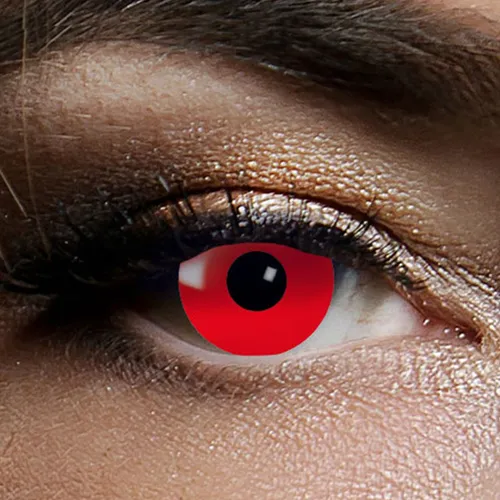 Kontaktlinsen Rot von King Of Halloween
