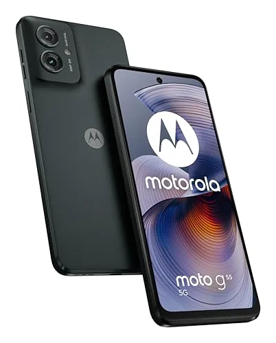 Motorola Moto G55 5G - 256GB Forest Grey, 120Hz Display und 50MP Dual-Kamera für beeindruckende Fotos