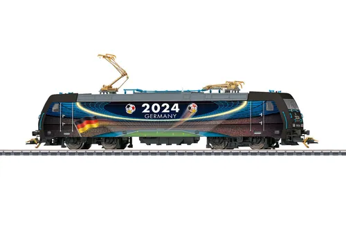 Märklin Start up 36024 H0 E-Lok Baureihe 185.2 - Modelleisenbahnen: Elektrolokomotive mit Digital-Decoder, umfangreichen Geräuschfunktionen und 24-karätigem Gold vergoldeten Dachstromabnehmern für ein realistisches Erlebnis.