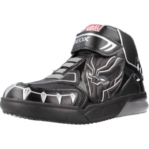Geox J Gray Jay Jungen Sneaker high in Schwarz, Größe 32 von Geox