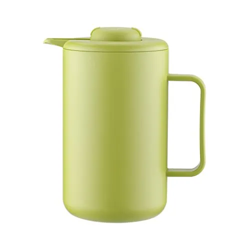 Bodum Bistro Thermoskanne (Doppelwandig, Vakuum-Isolierung, Edelstahl, 1,0 liters) grün