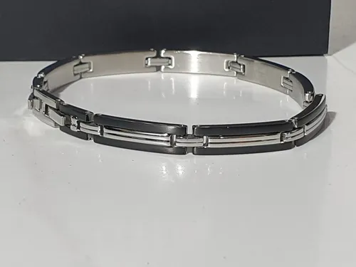 LOTUS JEWELS Edelstahl Herren Armband LS1803-2/1 - Elegantes Silberarmband aus hochwertigem Edelstahl, stilvolles Kettendesign für modebewusste Männer.