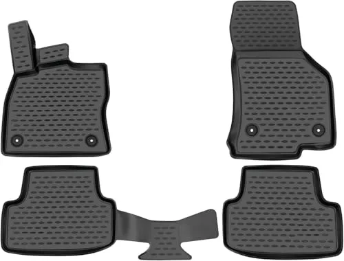 Element 3D Gummimatten Set für Mercedes-Benz Citan Mk2 (2021-) - Maßgeschneiderte Gummimatten für perfekten Schutz. Hochwertiges, langlebiges Material, leicht zu reinigen und rutschfest. Ideal für alle Wetterbedingungen – schützt zuverlässig vor Schmutz und Nässe.