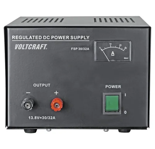 VOLTCRAFT FSP-11330 Labornetzgerät 13.8 V/DC 30 A - Labornetzgerät mit linear geregelter Festspannung, ideal für präzise Messungen in Laboren. Hohe Leistung von 415 W und kompakte Bauweise.