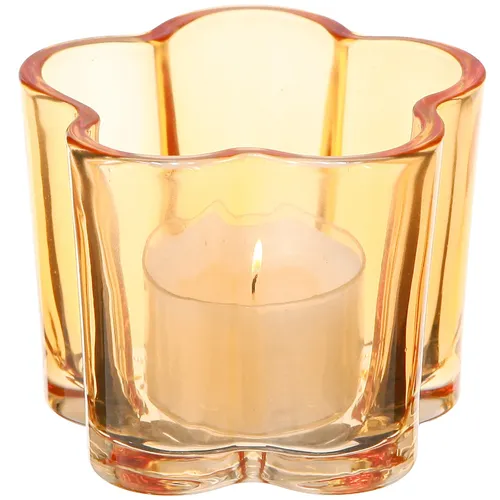 Kerzenständer Orange von Floristik24