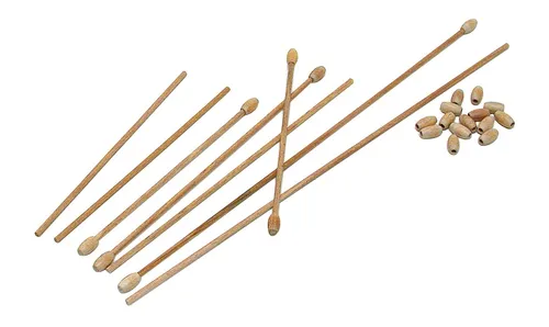 Holz-Mobilestäbe, sortiert 8 Stck.