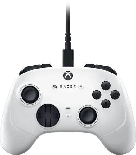 Wolverine V3 Tournament Edition - Wired Controller für Xbox - Kabelgebundener Game Pad in Weiß, ideal für Wettkämpfe auf Microsoft Xbox und PC, bietet präzise Steuerung und individuelle Anpassungsmöglichkeiten.