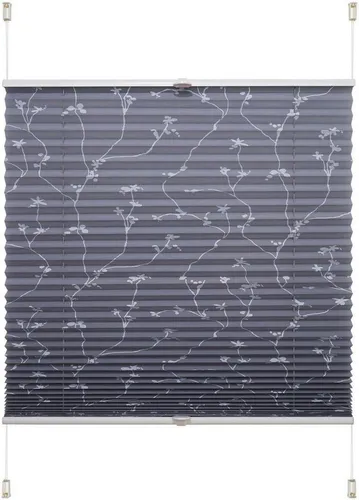 Liedeco Klemmfix-Plissee Ranke 50 x 130 cm – Stilvoller Sichtschutz in Grau - Das Liedeco Klemmfix-Plissee Ranke 50 x 130 cm aus hochwertigem Polyester bietet eleganten Sichtschutz und lässt sich ohne Bohren einfach anbringen. Ideal für jedes Fenster.