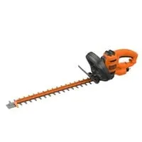Black + Decker Elektro-Heckenschere BEHTS301 - Heckenschere mit 500W Leistung und 50 cm Schwertlänge, ideal für mittlere bis große Hecken. Mit Sägblattspitze für dickere Zweige bis 35 mm Durchmesser und transparentem Handschutz für optimale Sicht.