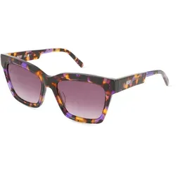 DKNY DK551S Unisex-Sonnenbrille Vollrand Cat Eye Acetat-Gestell, lila