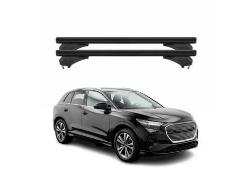 OMAC Menabo Dachträger für Audi Q4 E-Tron 2021-2025 - Robuster 2-teiliges Dachträger-System mit Anti-Diebstahlschloss. Ideal für den sicheren Transport von Gepäck und Sportgeräten, rostbeständig und abnehmbar für flexiblen Einsatz.