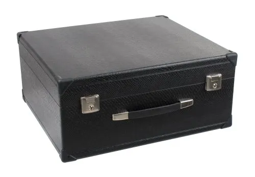 Alpenklang Akkordeonkoffer 96 Bass Standard - Tragekoffer für 96 Bass Akkordeons, robust mit Holzkern und weicher Plüsch-Polsterung, abschließbar und Made in Italy