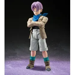 Tamashii Nations Dragon Ball GT Trunks SH Actionfigur 12 cm - Actionfigur aus Dragon Ball GT, 12 cm groß, voll beweglich mit austauschbaren Gesichtsausdrücken und Zubehör für kreative Spielmöglichkeiten.
