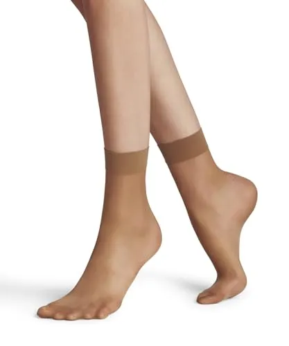 FALKE Damen Socken Seidenglatt 15 DEN W So transparent einfarbig 1 Paar, Hautfarben Sun 4299, 35-38