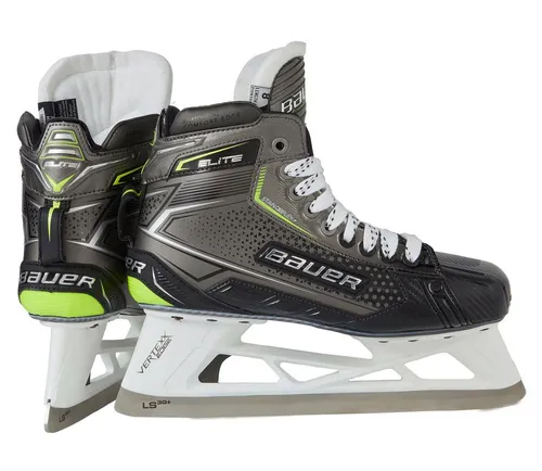 Bauer Elite Junior Torwartschlittschuhe EU33.5 - Schlittschuhe für Torwarte, bieten optimale Stabilität und Schutz für junge Spieler.