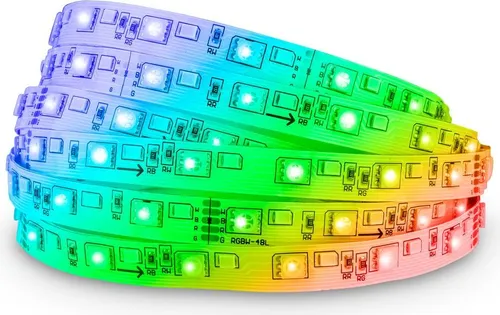 Produktbild Briloner LED Strip 5m, Fernbedienung, Dimmbar, Selbstklebend, RGB Farbwechsel, Weiß, 500 x 1 cm