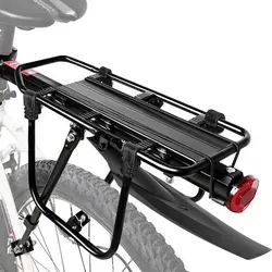 Fahrrad Gepäckträger Set 100kg Tragfähigkeit 24-29 Zoll Alu - Sonstige, robuster Aluminium Gepäckträger mit hoher Tragfähigkeit für sicheres Transportieren von Lasten auf Ihrem Fahrrad.