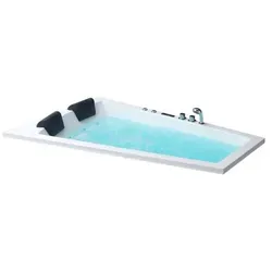 EAGO Whirlpool AWT GE105E, 180x130 cm, rechts – modern und funktional