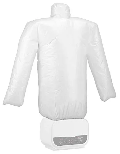 Digitale 2in1-Bügelpuppe mit Warmluft-Gebläse - Bügeleisen und Hemdentrockner in einem, mit 1.200 Watt Leistung und Timer für effizientes Bügeln und Trocknen – ideal für ein faltenfreies Ergebnis.