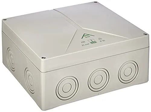 Spelsberg Abox 250 - 25² Verbindungsdose M40 - Abzweigkasten für sichere Verbindungen, IP54 Schutzart und ideal für Außenanwendungen, inklusive Plombierset und Verschlussstopfen M40.
