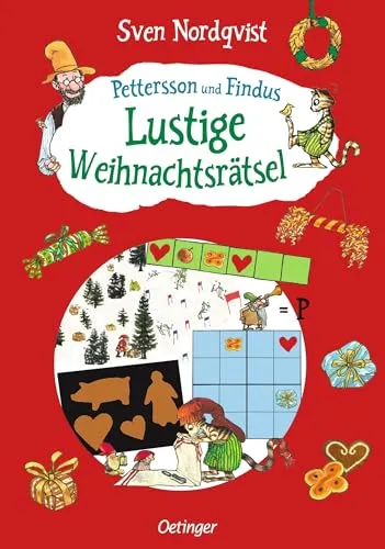Pettersson und Findus. Lustige Weihnachtsrätsel - Sudoku für clevere Vor- und Grundschulkinder ab 5 Jahren, fördert spielerisch das logische Denken und die Kreativität.
