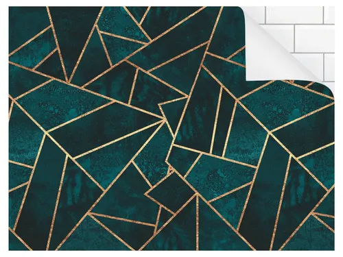 Wand- & Deckenfliesen Grün von Bilderdepot24