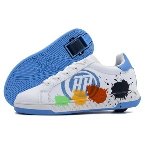 BREEZY ROLLERS Kinder-Sneaker mit Rollen – Flexibel und Spaßig - Die Breezy Rollers bieten den ultimativen Spaß für Kinder: In Sekundenschnelle von Sneaker zu Rollschuh umwandeln. Ideal für schnelle Wege und stylisches Auftreten, ohne störende Geräusche beim Gehen. Perfekt für Kinder ab 5 Jahren!