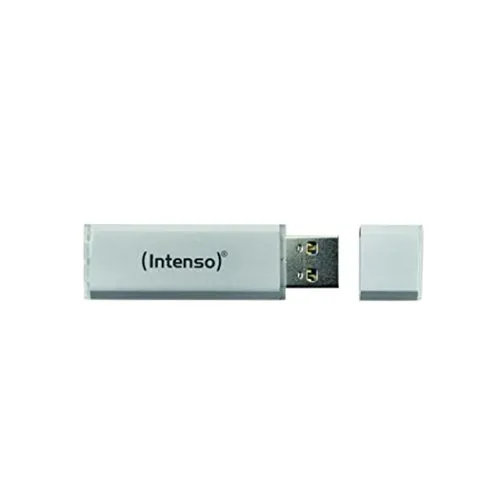 Intenso Ultra Line 32GB Speicherstick - USB-Stick mit USB 3.2 Gen 1x1 für schnelle Übertragungsraten bis zu 70 MB/s, hochwertiges Aluminiumgehäuse, ideal für schnelle Datenübertragungen.