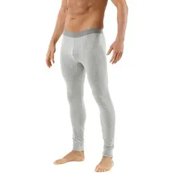 Albert Kreuz Boxershorts Long John Bio atmungsaktiv (1-St) grau M