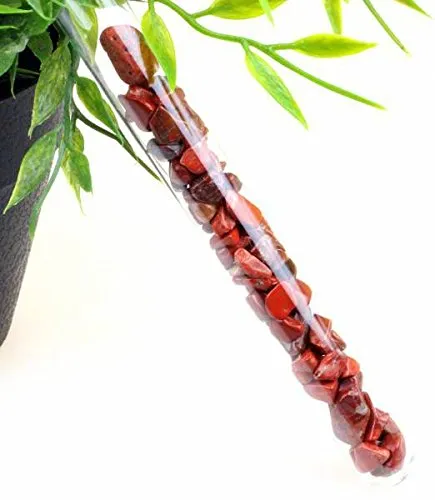 Aqua Lapis Edelsteinstab Wasser roter Jaspis Wasseraufbereitung Premium Wassersteine | 100% Natur Wassersteine zur Wasseraufbereitung | Glückssteine | Mineralien | Dekosteine I