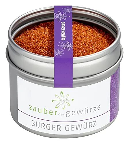 Zauber der Gewürze Burger Gewürz, BBQ Gewürz für Hamburger & Co, auch für Frikadellen, Buletten & Hackfleisch, 95 g