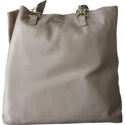Liu Jo Handtasche Damen aus Leder und Stoff in Champagner Beige - Elegante Handtasche mit Magnetverschluss, ideal für stilbewusste Frauen. Aus hochwertigem Leder und Stoff gefertigt, bietet sie ausreichend Platz mit 1 Hauptfach und 2 Steckfächern.