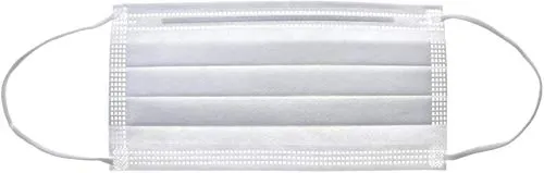 EWANTO 200x Einweg Gesichtsmaske aus Vlies,Hygienemaske, Maske zum Mund Nasen Schutz mit Ohrenschlaufen (4x 50er Pack)