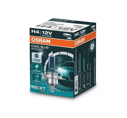 OSRAM 64193CBN H4 COOL BLUE® INTENSE Glühlampe (NEXT GEN) 1er Faltschachtel