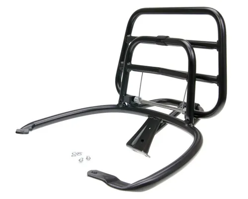 Top Case Träger / Gepäckträger klappbar schwarz für VESPA Primavera Sprint