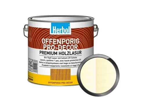 Herbol Offenporig Pro-Decor ZQ 2,500 L – Hochwertiger Farbstoff - Hochwertiger, offenporiger Farbstoff für kreative Projekte, ideal für die Gestaltung von Oberflächen mit natürlicher Optik und Haptik.