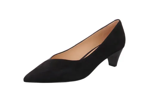 Peter Kaiser Damen - Pumps 72441 in schwarz Rauleder - Elegante Pumps mit Blockabsatz und spitz zulaufendem Design, ideal für stilvolle Auftritte und den täglichen Komfort.