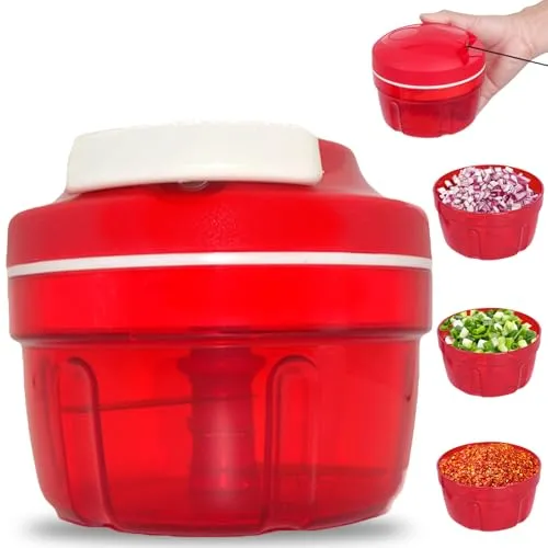 Zwiebelschneider, Gemüse Zwiebel Zerkleinerer Haushalt Kordelzug Design, Manuell Gemüseschneider, Zerkleinerer Manuell Küchen Zubehör für Salat Fleisch Knoblauch Nüsse Obst Kraut