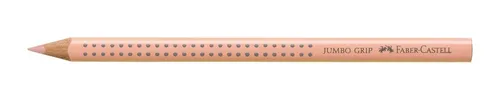 FABER CASTELL Jumbo Grip Farbstift in Fleischfarbe Hell - Schreibutensilien für kreatives Malen, mit ergonomischer Dreikantform und Wasserlack für umweltfreundlichen Einsatz. Ideal für müheloses Zeichnen und zauberhafte Aquarelleffekte.