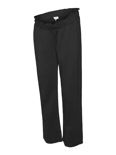 Mamalicious Schlupfhose MLIVY JRS PANTS NOOS, Black - Bequeme Jogginghose für Schwangere - Modische Jogginghose aus 100% Baumwolle, pflegeleicht und ideal für den Alltag. Der elastische Bund sorgt für perfekten Sitz während der Schwangerschaft.