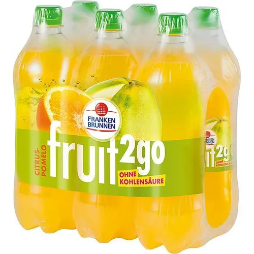 Fruit2go Citrus-Pomelo 6x0.75 l Fl., Einweg-Pfand