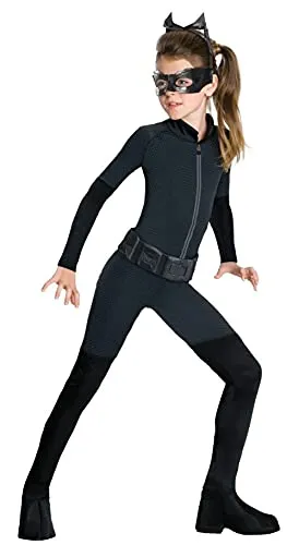 Produktbild Rubie's 886362M DC Comics Offizielles Batman/Catwoman-Kostüm für Kinder, Größe M