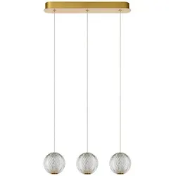 Lucide LED Pendelleuchte CINTRA, Leuchtmittel inklusive, Extra-Warmweiß weiß Ø 14 cm x 11 cm x 48 cm x 150 cm