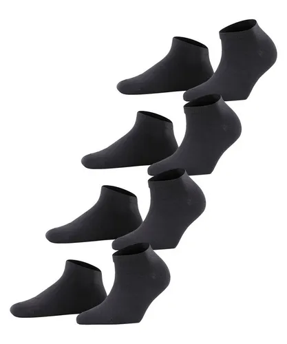 Esprit Sneakersocken Solid (4 Paar) Einheitsgröße 36-41, geripptes Bündchen, unifarben, Basic Vorteilspack