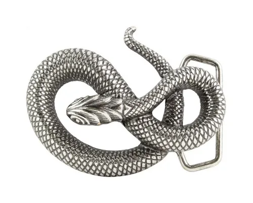 BELTINGER Gürtelschnalle Schlange 4,0 cm in silber von BELTINGER