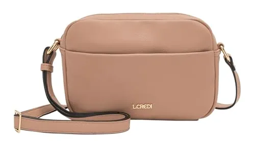 L.CREDI Olga Crossbody Bag Blush - Elegante Umhängetasche - Umhängetasche in Blush, hochwertiges Design und verstellbarer Schulterriemen für vielseitigen Tragekomfort. Perfekt für jedes Outfit!