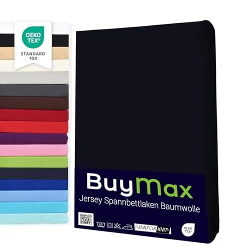 Bett- und Haushaltswäsche Schwarz von Buymax