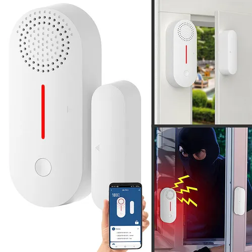 VisorTech WLAN-Türalarm mit App und Sirene