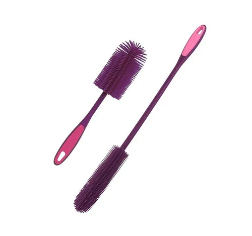 Kochblume Reinigungsbürsten-Set Silikon III, (Spar-Set, 2-tlg), Köpfe untereinander austauschbar